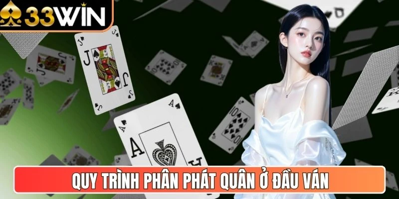 Quy trình phân phát quân ở đầu ván